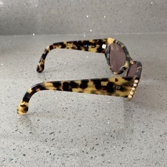 NOUVELLE VAGUE S117 LINDA 52 RARE VINTAGE '80s sunglasses FRAMES ONLY tortoise - Picture 6 of 7